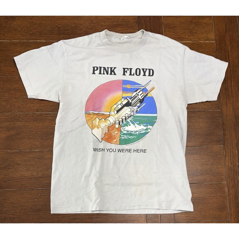Vintage 2010 Pink Floyd WYWH Gears T-Shirt Men's M Official New Rock
